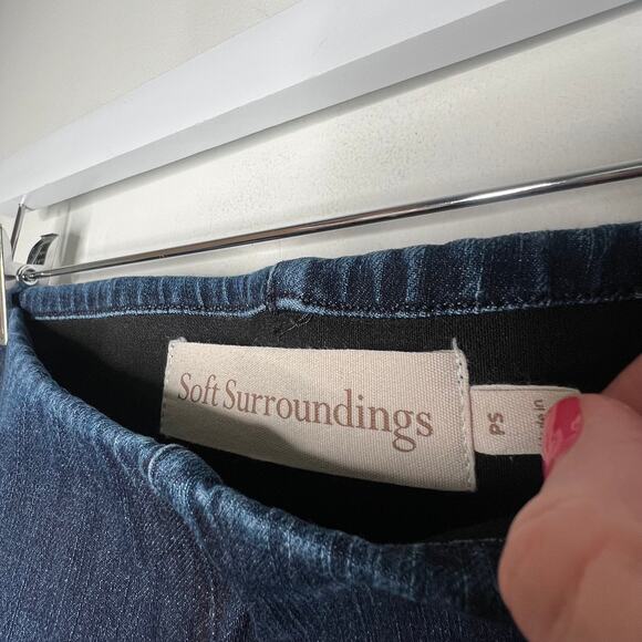 Soft Surroundings Pull On Boot Cut Jeans Size Petite Small - Picture 4 of 7